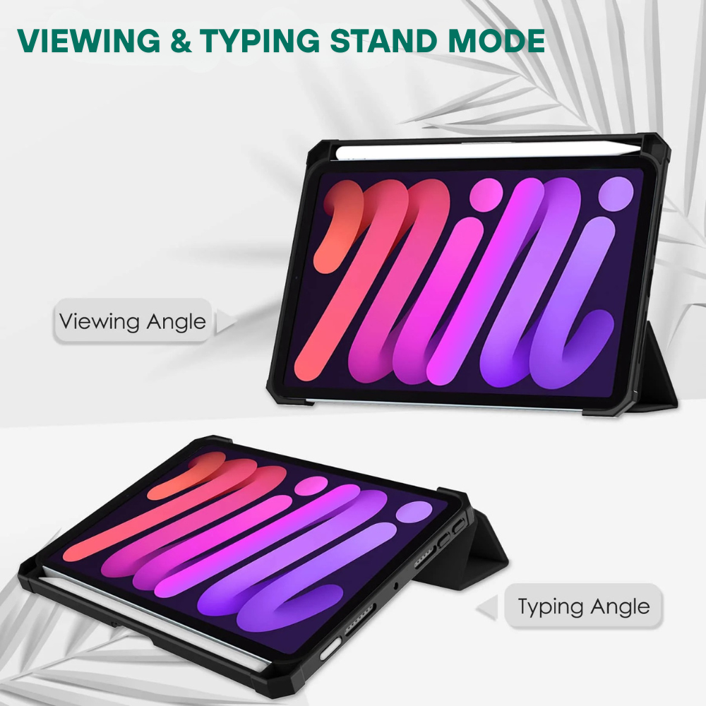 Hodie Tri-Fold Acrylic iPad Case With Pencil Holder