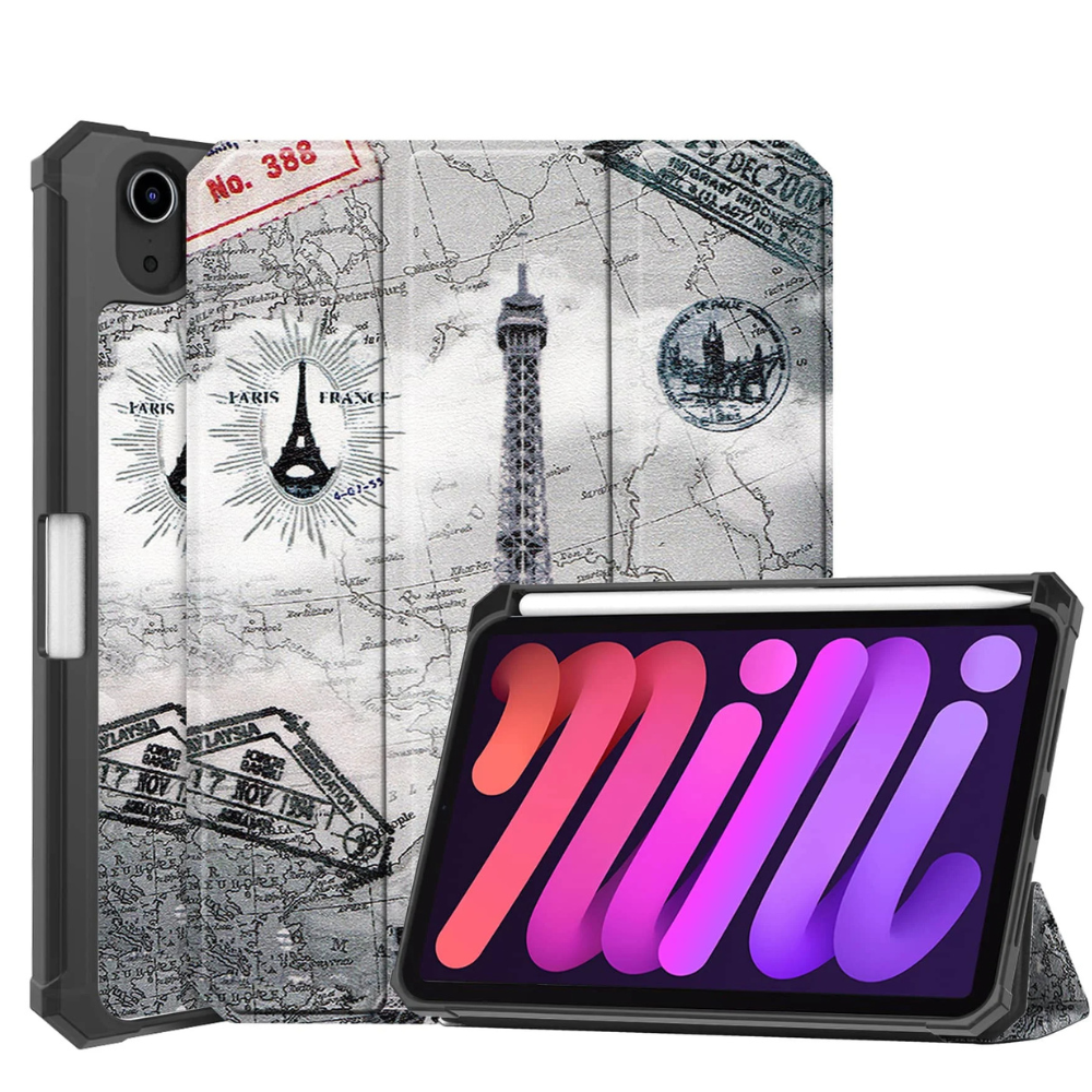 Habeo Tri-Fold Shockproof Leather iPad Case