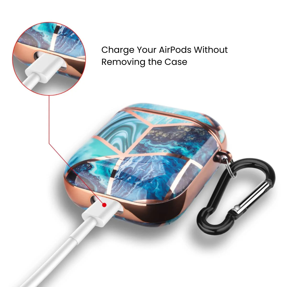 Aeratus Plated Silicone Shockproof AirPods Case