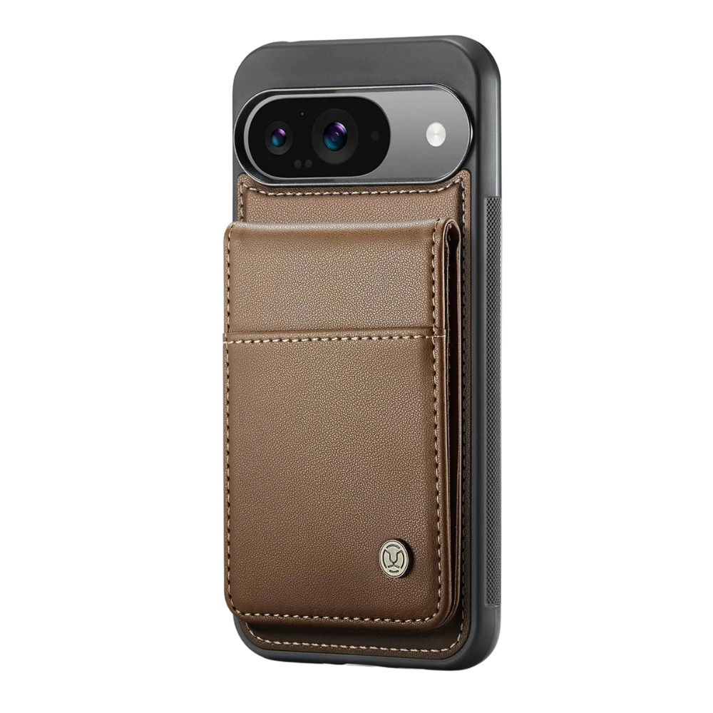 Fluo Magnetic Leather Wallet Case For Google Pixel