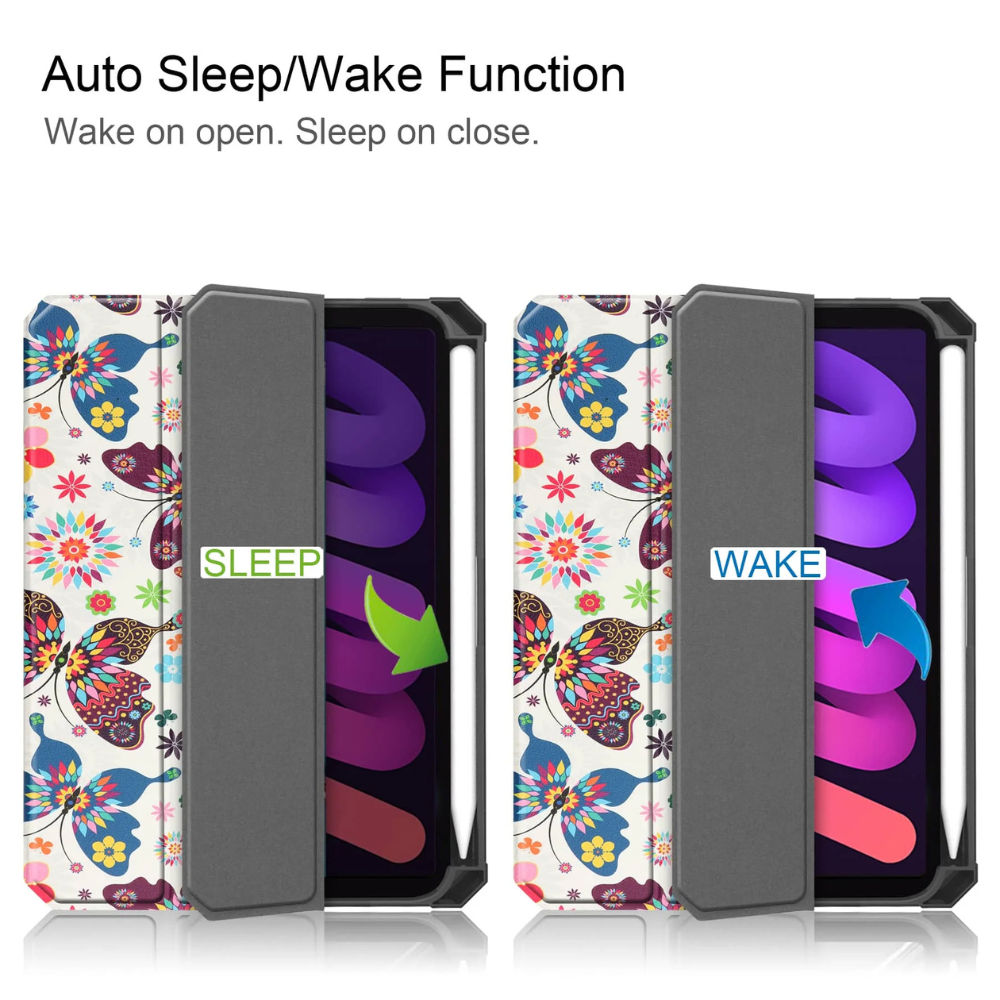 Habeo Tri-Fold Shockproof Leather iPad Case