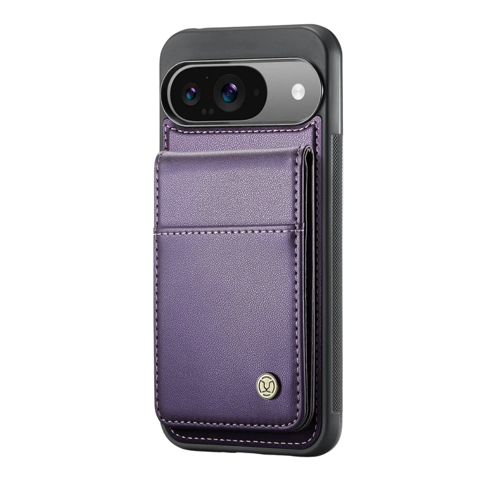 Fluo Magnetic Leather Wallet Case For Google Pixel