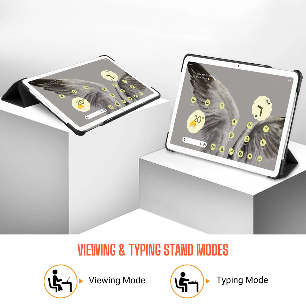 Fama Tri-Fold Leather Case For Google Pixel Tablet