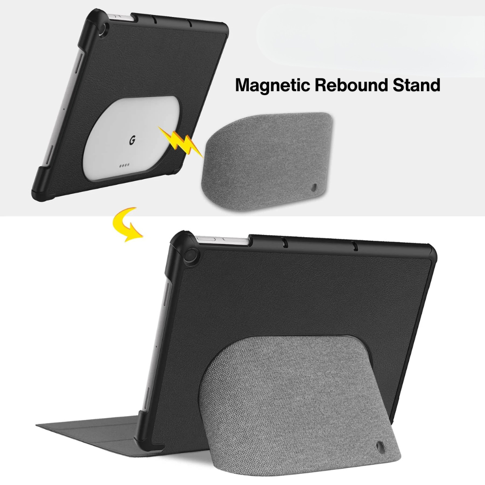 Fama Tri-Fold Leather Case For Google Pixel Tablet