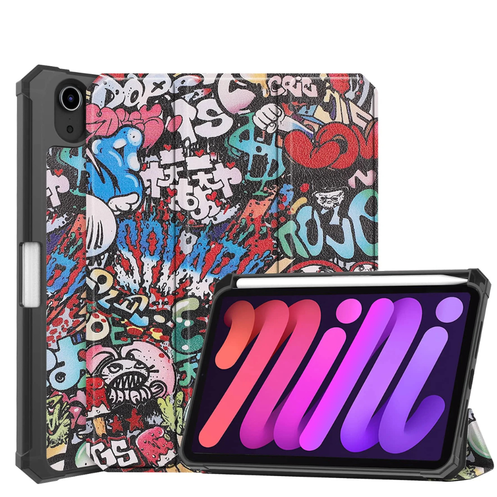 Habeo Tri-Fold Shockproof Leather iPad Case