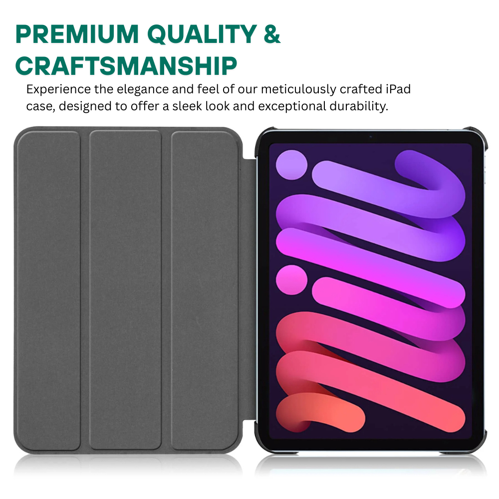 Impleo Tri-Fold Shockproof Leather iPad Case