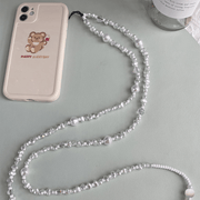 Bellicus Pearl Crystal Elastic Phone Lanyard