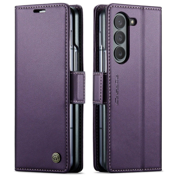 Concero Premium Leather Wallet Case for Galaxy Z Fold 5 With Card Slot