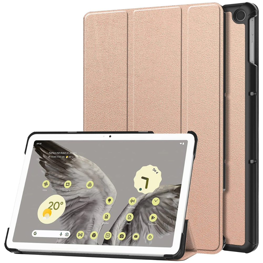 Fama Tri-Fold Leather Case For Google Pixel Tablet