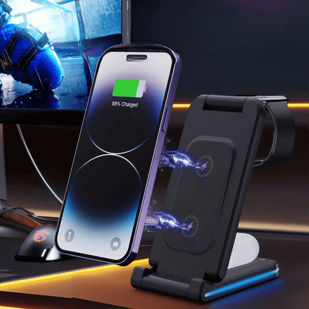 Gemo 5-in-1 Foldable Magnetic Wireless Charger, Charge Your iPhone