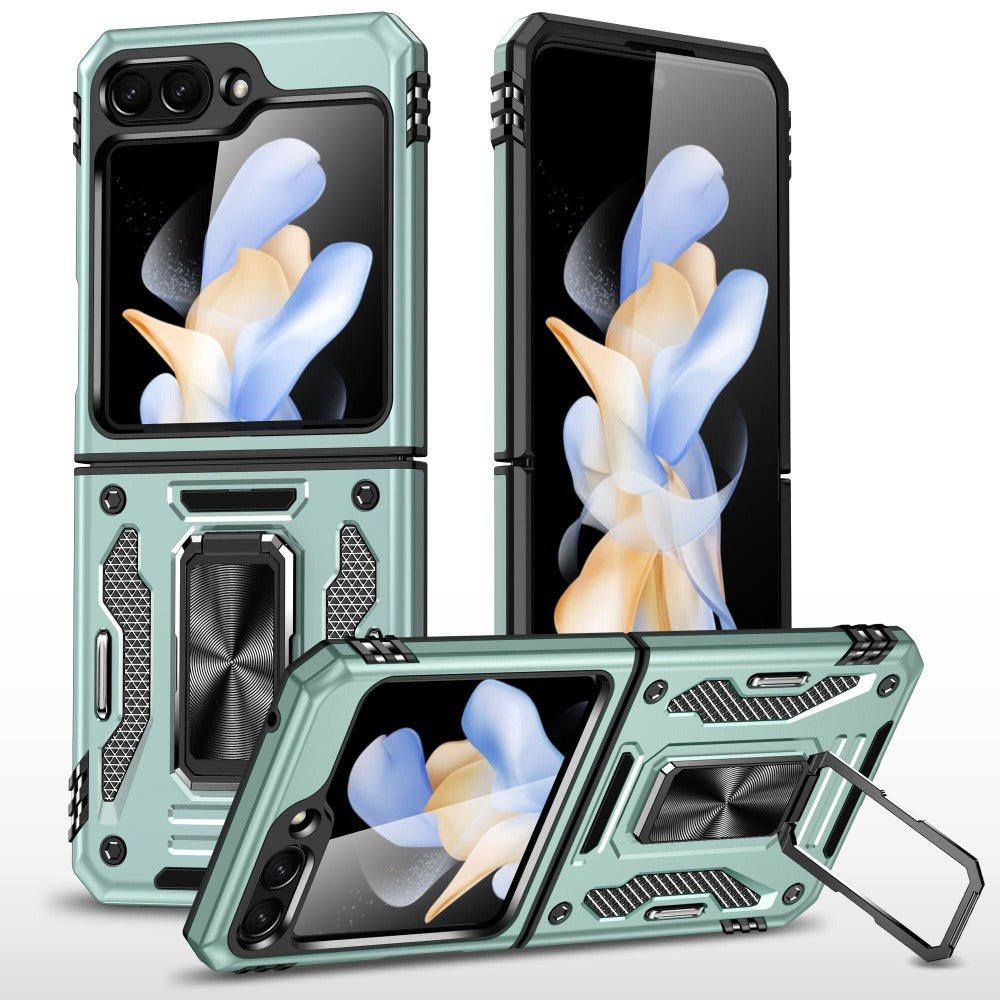 Ignis Military Shockproof Case for Galaxy Z Flip With Magnetic Ring Kickstand