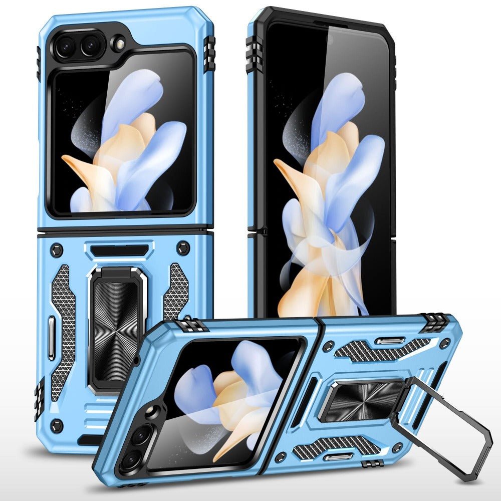 Ignis Military Shockproof Case for Galaxy Z Flip With Magnetic Ring Kickstand