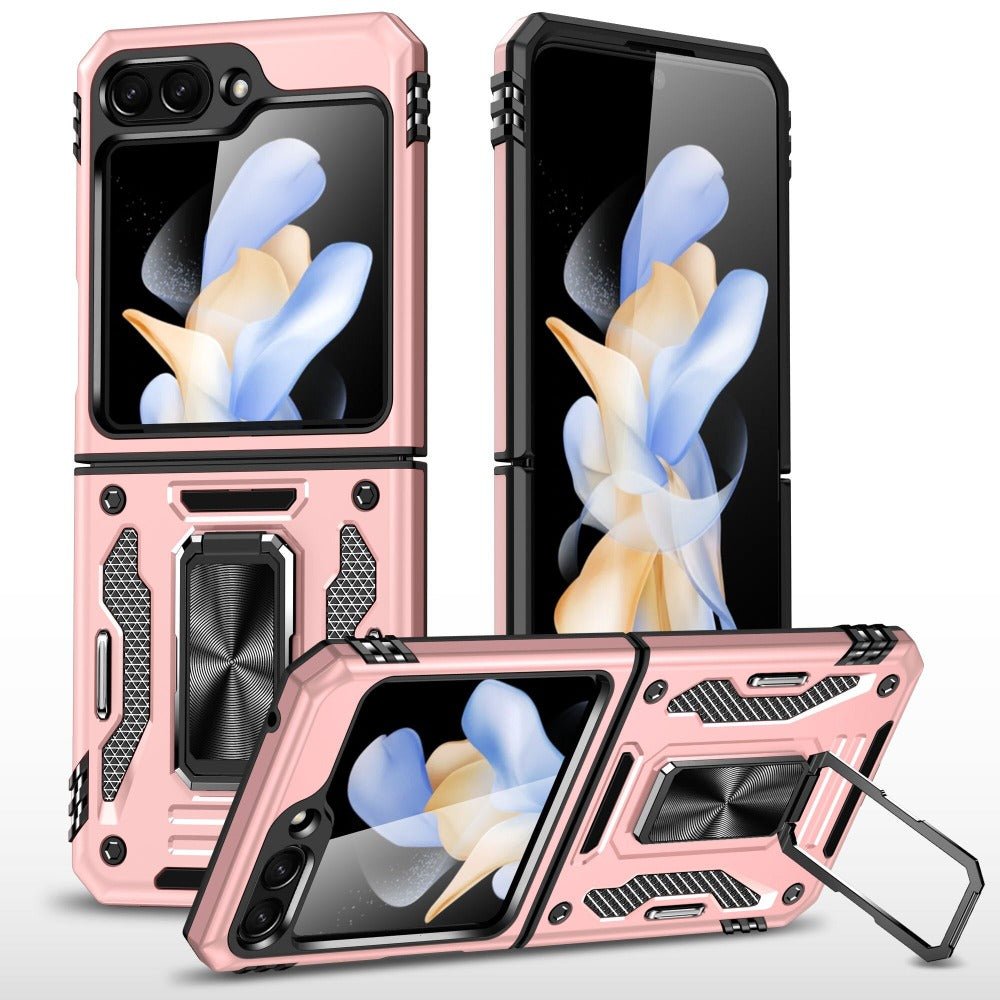 Ignis Military Shockproof Case for Galaxy Z Flip With Magnetic Ring Kickstand