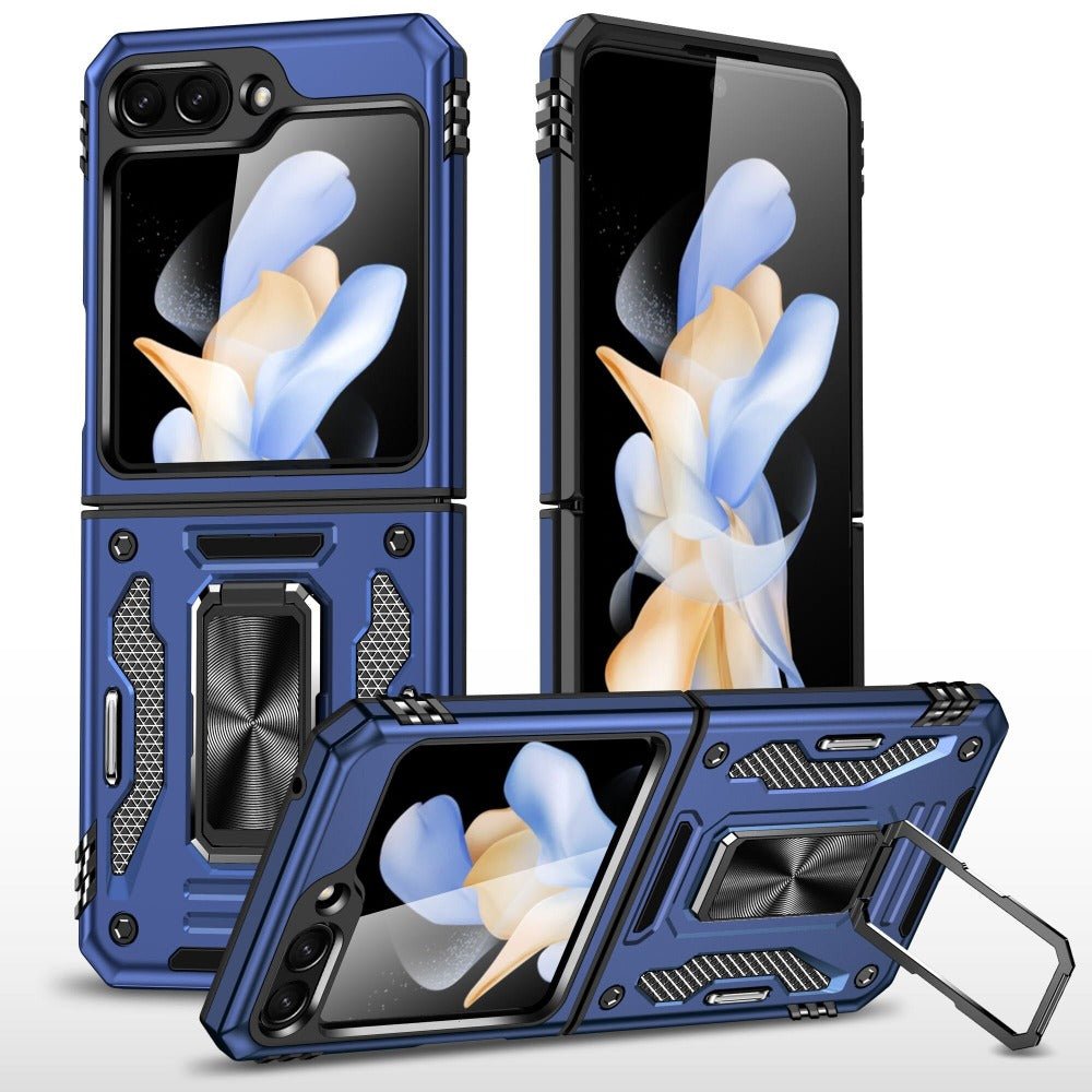 Ignis Military Shockproof Case for Galaxy Z Flip With Magnetic Ring Kickstand