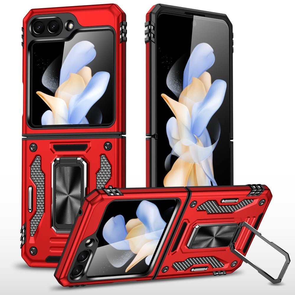Ignis Military Shockproof Case for Galaxy Z Flip With Magnetic Ring Kickstand