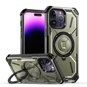 Inferna Heavy Duty Shockproof iPhone Case With MagSafe Compatible Kickstand