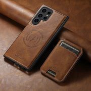 Magus Premium Leather Galaxy Case With Detachable Magnetic Card Stand