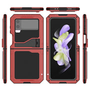 Olim Shockproof Case With Kickstand and Camera Protection for Samsung Galaxy Z Flip 4