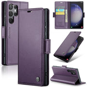Pellis Vegan Leather Galaxy Case With Magnetic Card Slots