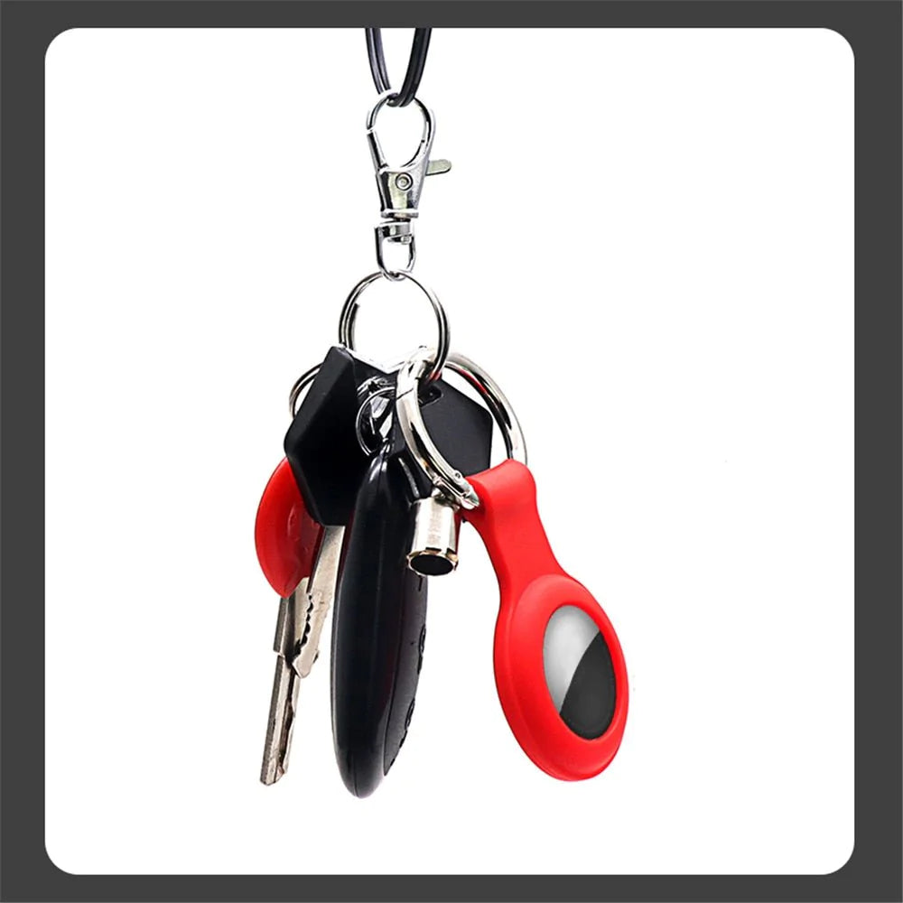 Apta Liquid Silicone Keychain Airtags Case - Astra Cases