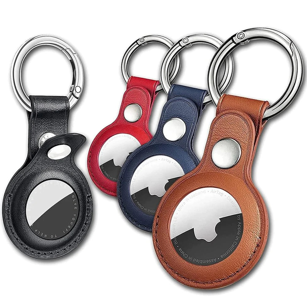 Celo Leather Keychain AirTag Case - Astra Cases