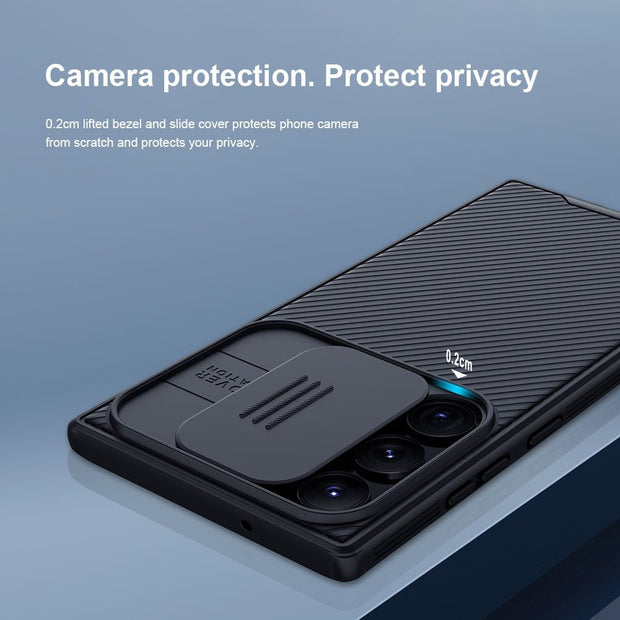 Feci Non-Slip Case With Camera Slide Protector for Galaxy S23 Series - Astra Cases