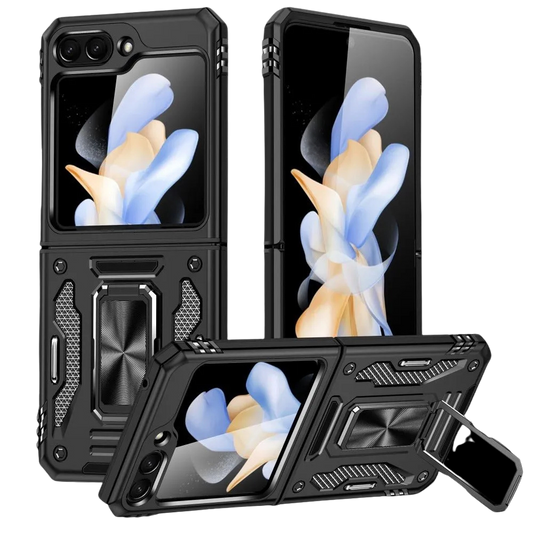 Ignis Military Shockproof Case for Galaxy Z Flip With Magnetic Ring Kickstand