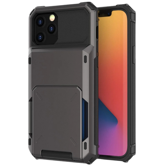 Orbit Shockproof iPhone Wallet Case For X, 11, 12 & 13 Series