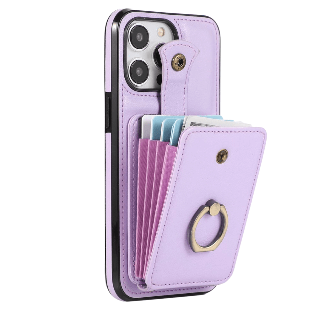 Sanus RFID Blocking Leather Wallet iPhone Case - Astra Cases