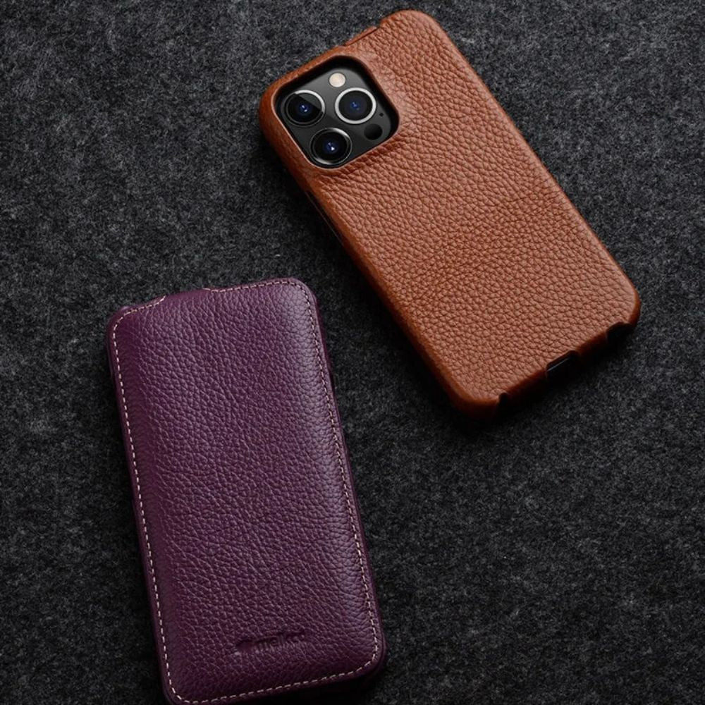 Effervo Flip Leather iPhone Case - Astra Cases