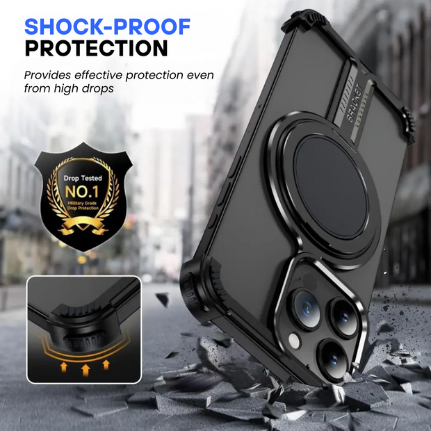 Obvius Shockproof MagSafe iPhone Case With Ring Holder- Astra Cases