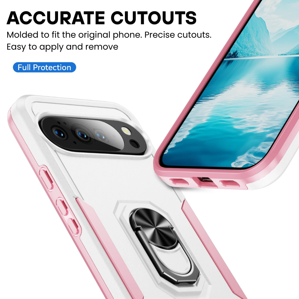 Odio Shockproof Case For Google Pixel With Ring Holder - Astra Cases