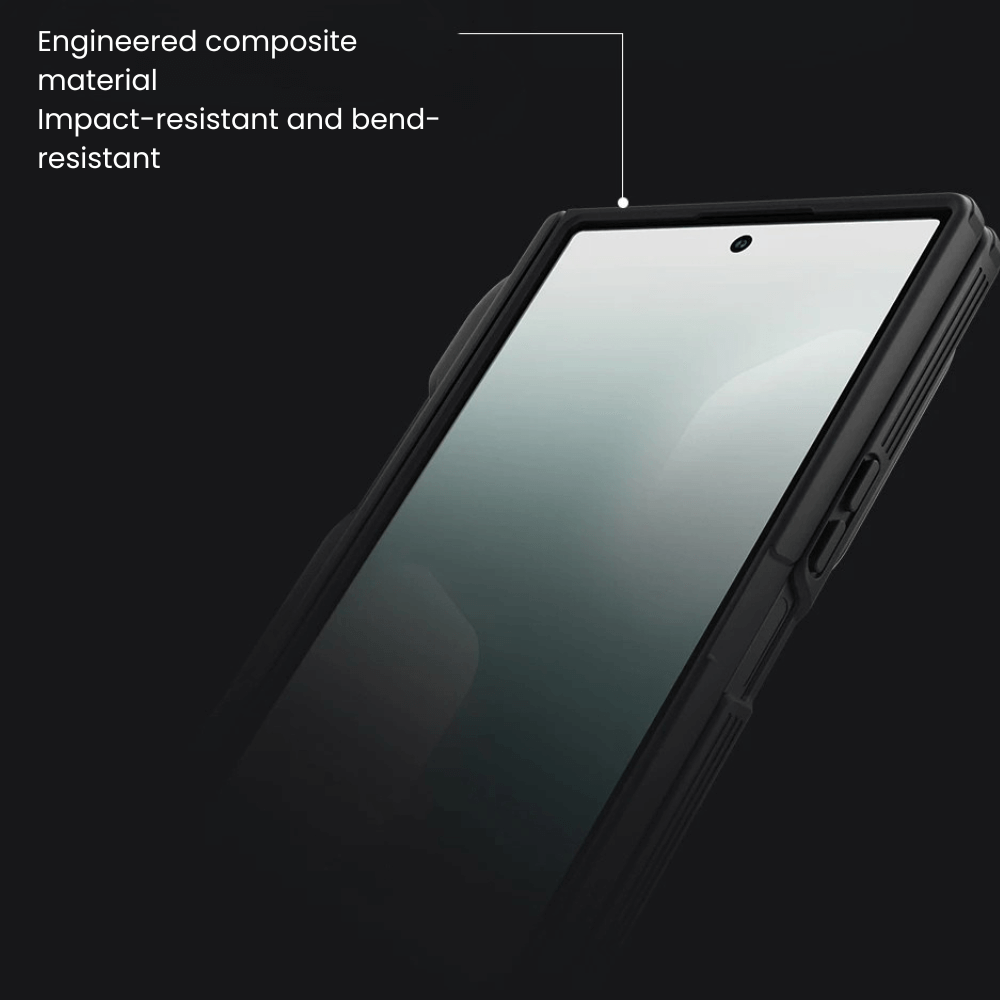 Parvus Shockproof Matte Case For Galaxy Z Fold 7 With S-Pen Holder - Astra Cases