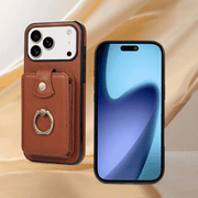 Sanus RFID Blocking Leather Wallet iPhone Case - Astra Cases
