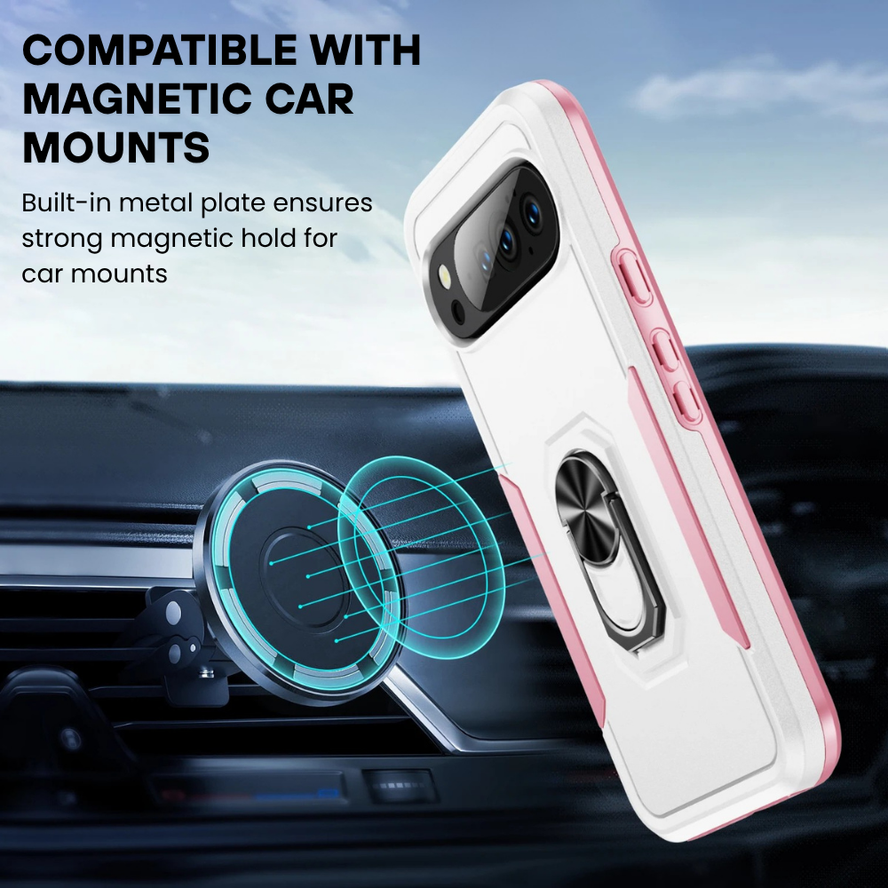 Odio Shockproof Case For Google Pixel With Ring Holder - Astra Cases