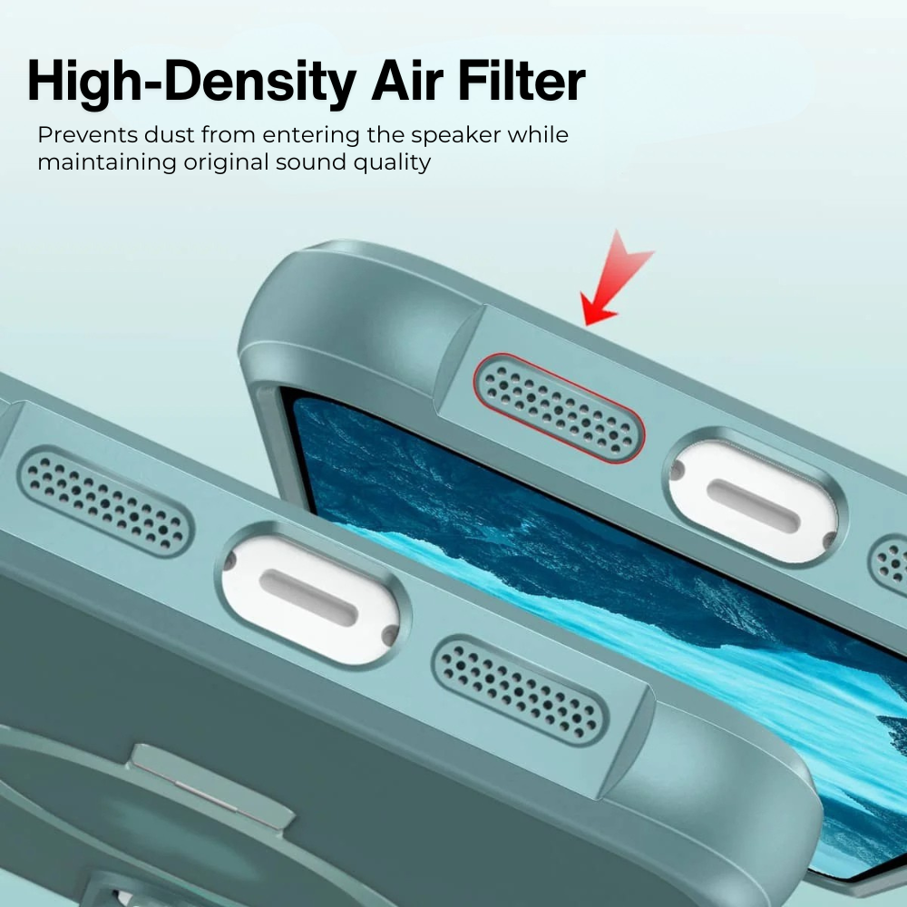 Eruo Shockproof MagSafe iPhone Case With Ring Holder