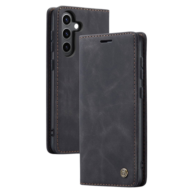 Dira Retro Leather Wallet Galaxy Case
