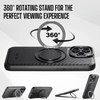 Frons Carbon Fiber Shockproof iPhone Case With Kickstand
