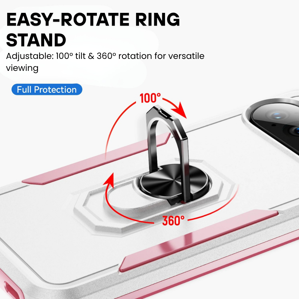 Odio Shockproof Case For Google Pixel With Ring Holder - Astra Cases