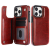 Vistor Leather Flip Wallet Case For iPhone 14-16 Series