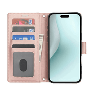Saeta Shockproof Leather Flip Wallet iPhone Case - Astra Cases