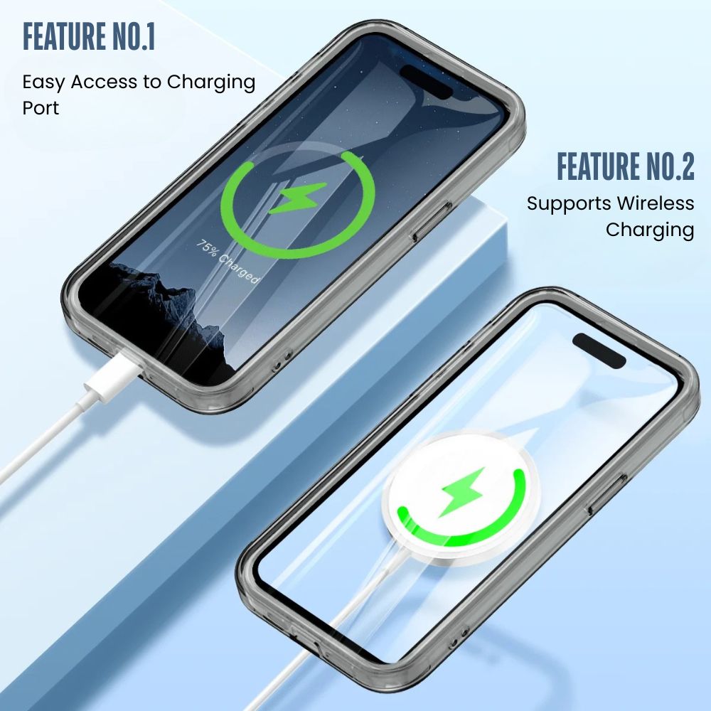 Advoco Shockproof MagSafe iPhone Case With Screen Protector - Astra Cases