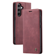 Dira Retro Leather Wallet Galaxy Case