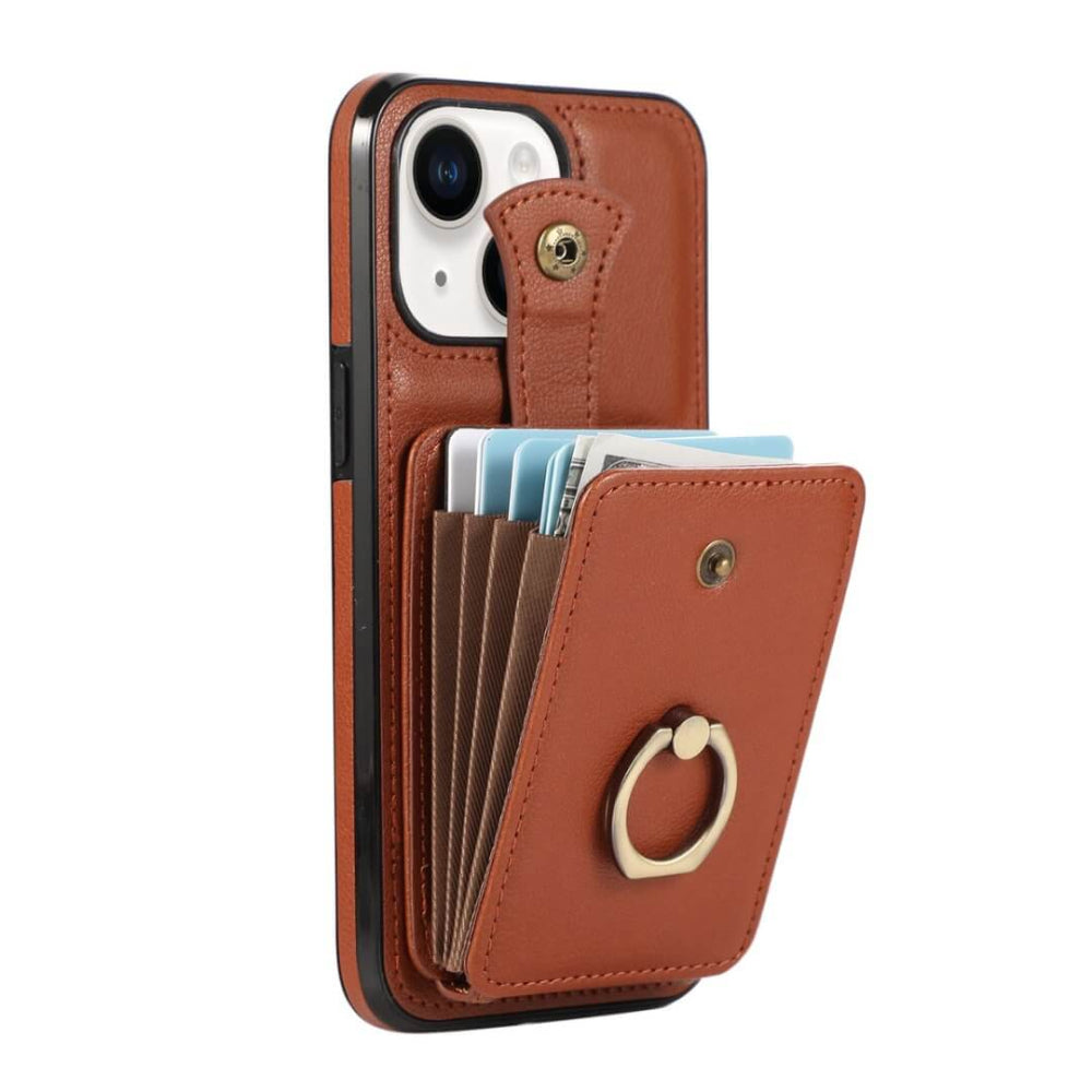 Sanus RFID Blocking Leather Wallet iPhone Case - Astra Cases