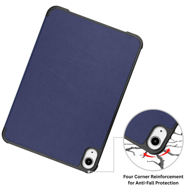 Infletus Tri-Fold Shockproof Leather iPad Case