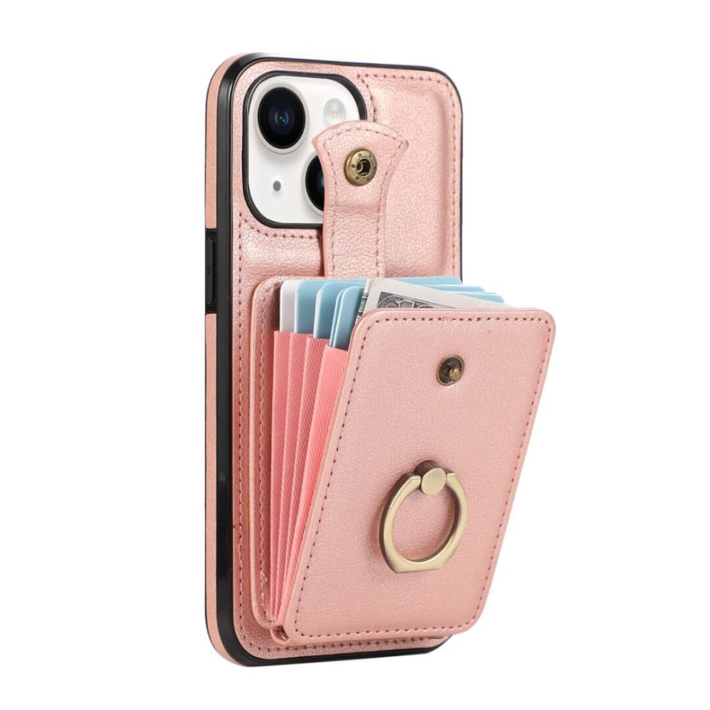 Sanus RFID Blocking Leather Wallet iPhone Case - Astra Cases