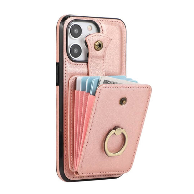 Sanus RFID Blocking Leather Wallet iPhone Case - Astra Cases