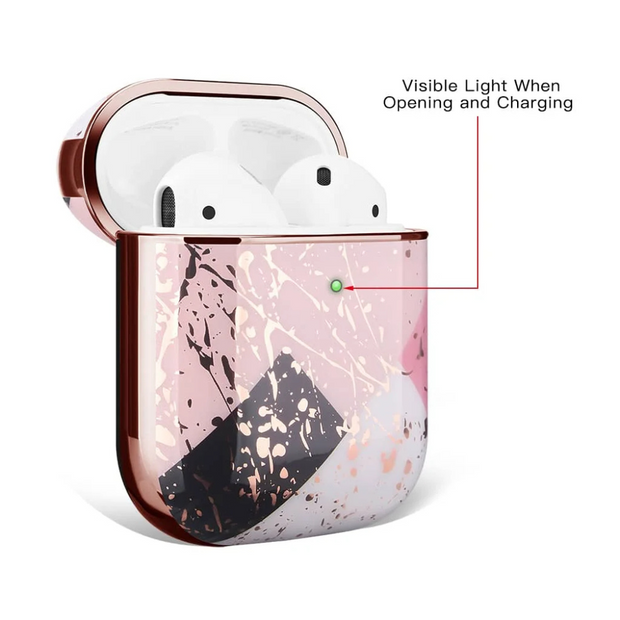 Inflo Plated Silicone Shockproof AirPods Case