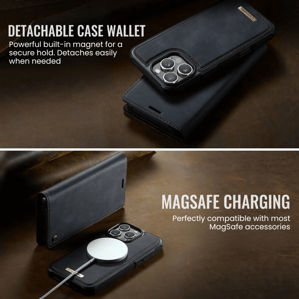 Quae Leather Flip MagSafe Wallet iPhone Case - Astra Cases