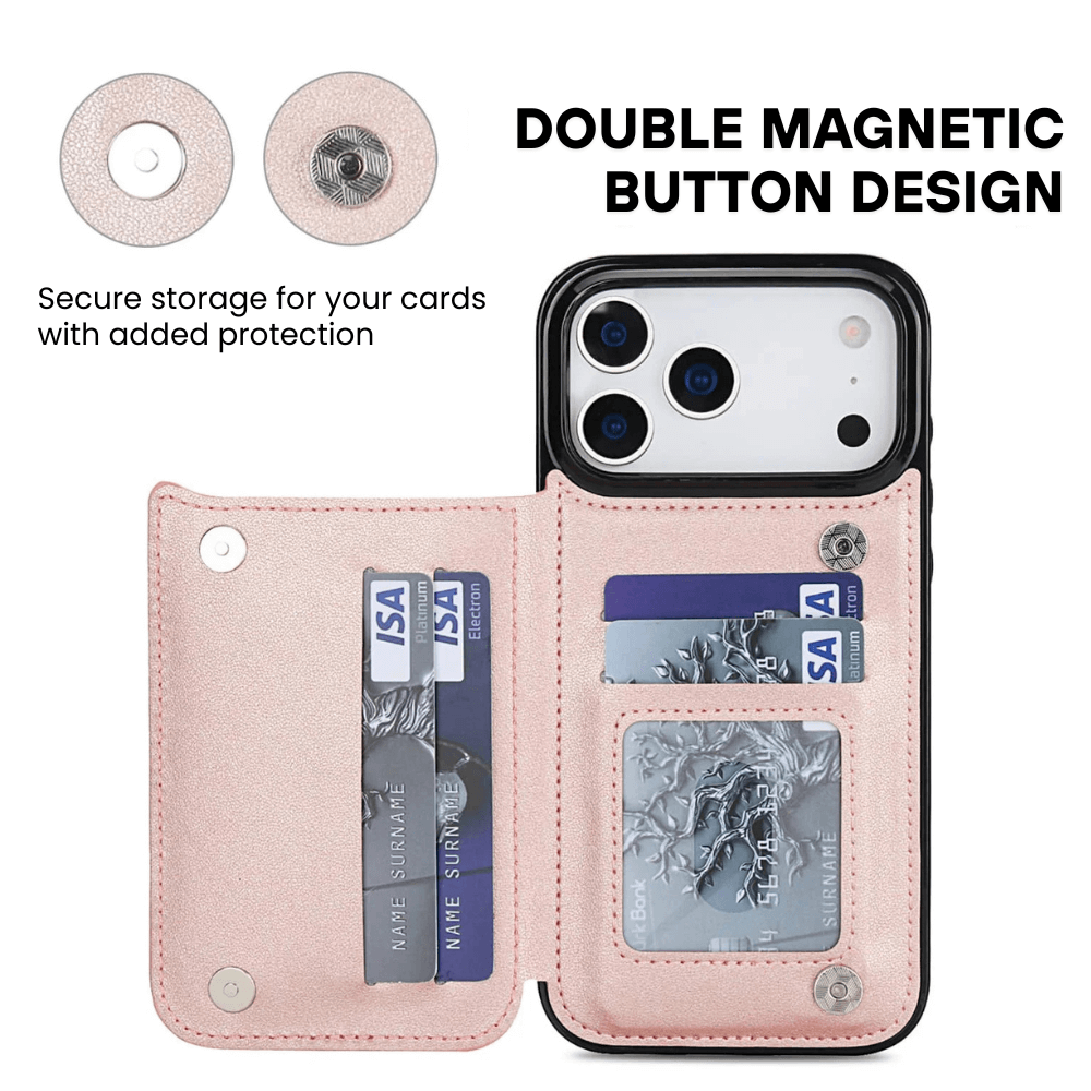 Tempero Leather Flip Wallet iPhone Case - Astra Cases